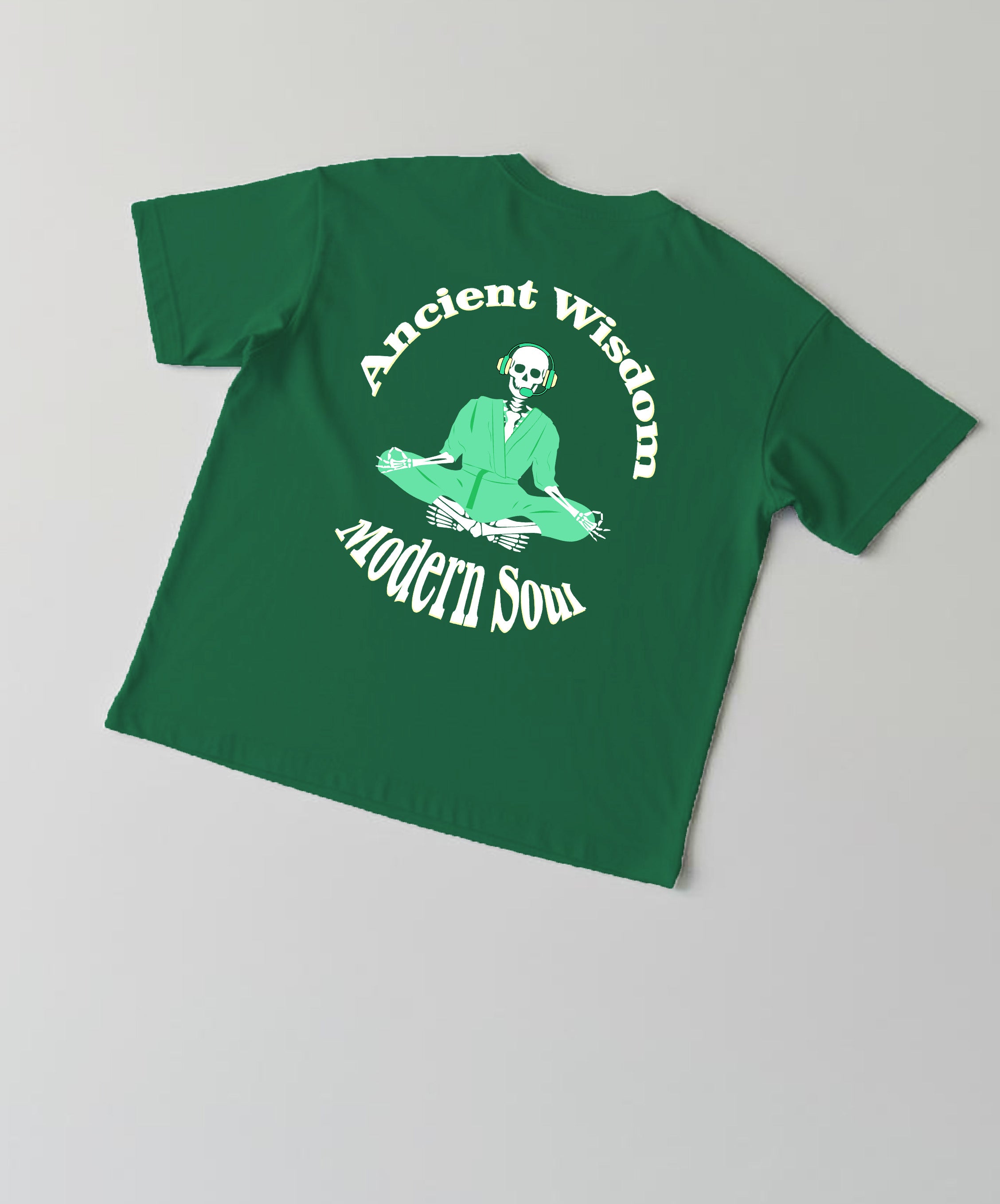 Ancient Wisdom Modern Soul - Unisex Terry Oversized Tee