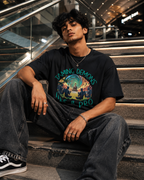 Taming Demons / Strength Card - Unisex Terry Oversized Tee
