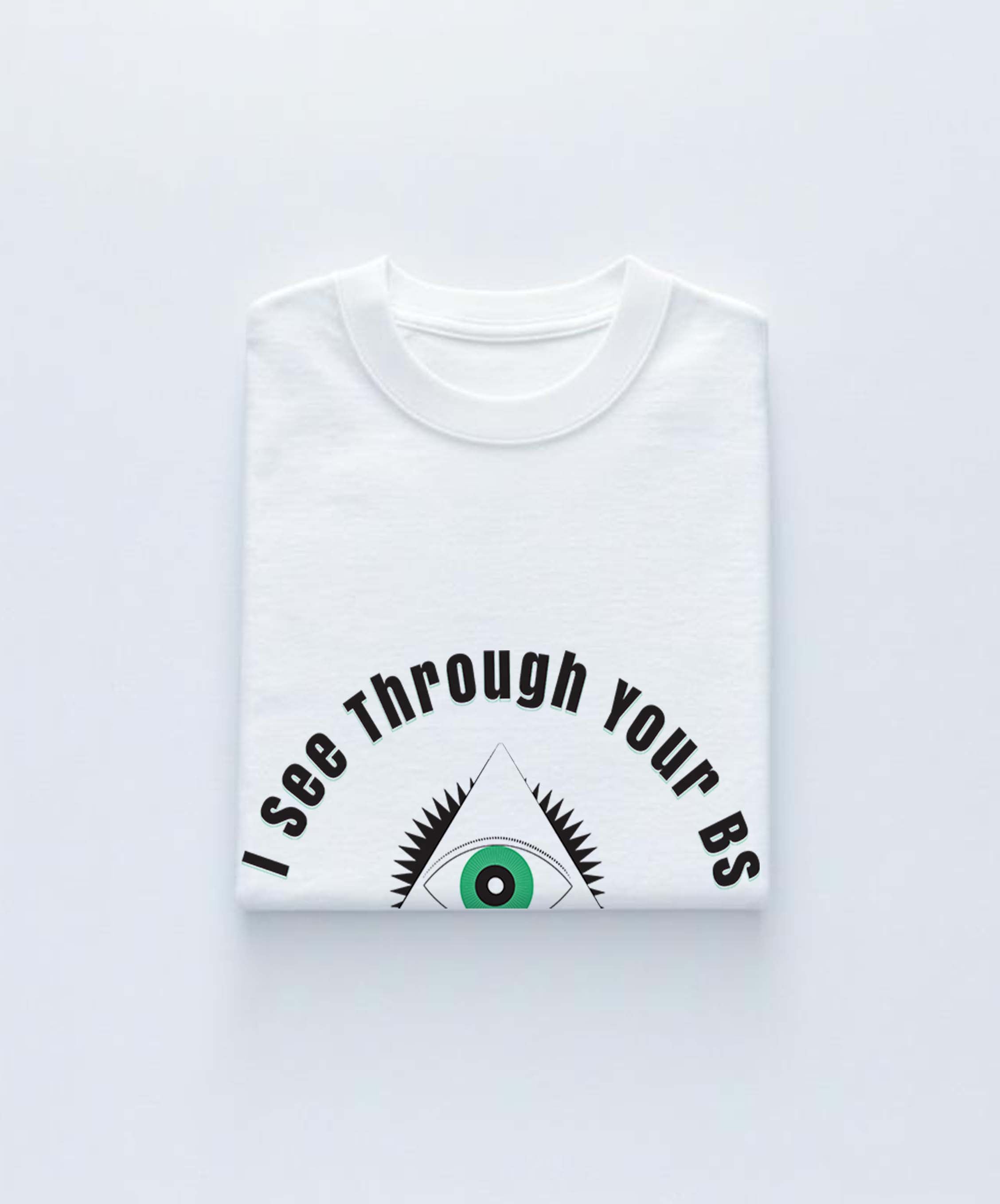 I See Through... - Unisex Terry Oversized Tee