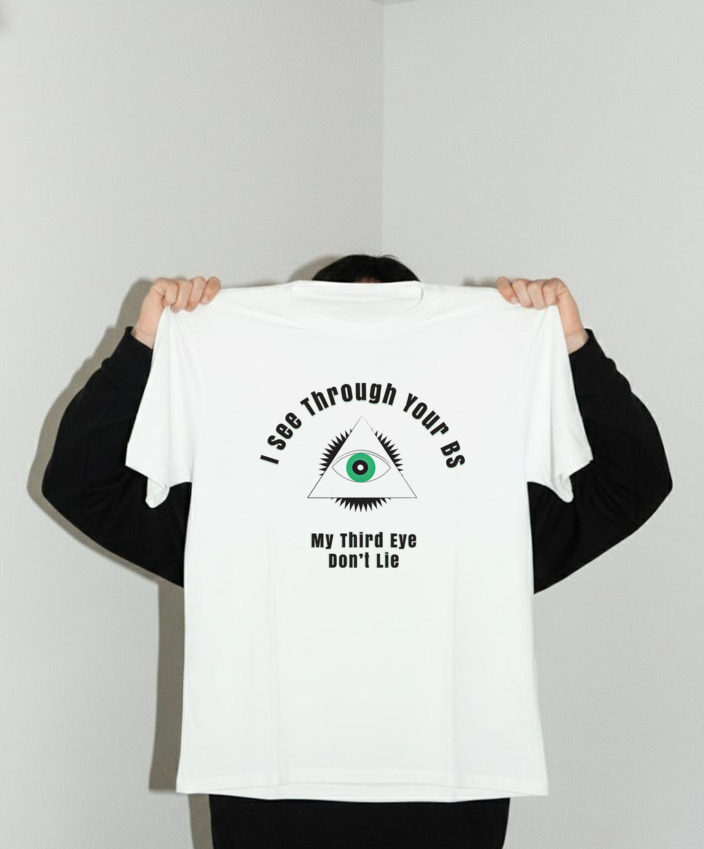 I See Through... - Unisex Terry Oversized Tee