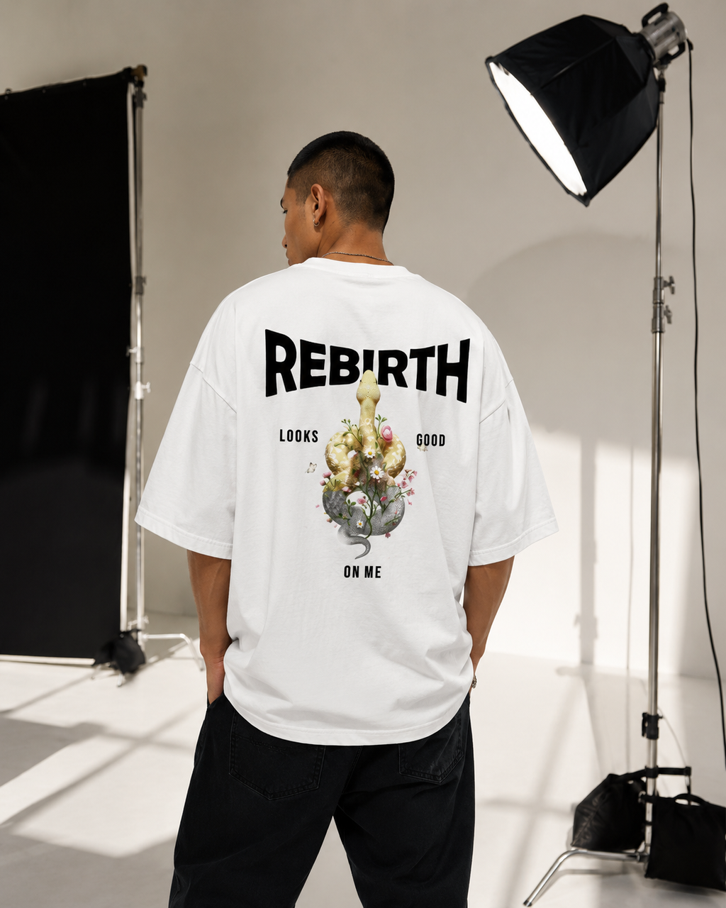 Rebirth - Unisex Terry Oversized Tee