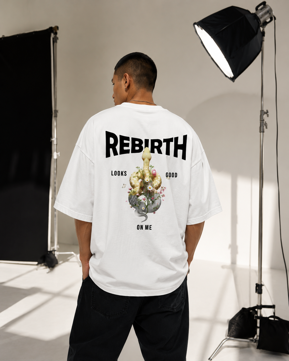 Rebirth - Unisex Terry Oversized Tee