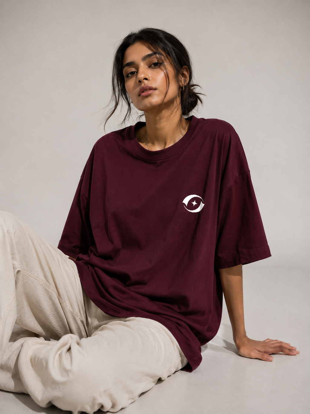 The Celest Code Logo Icon - Unisex Terry Oversized Tee