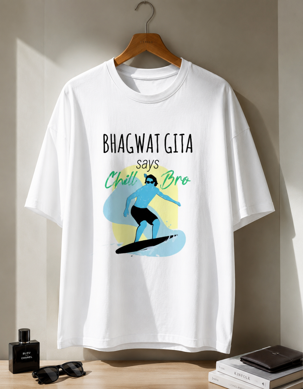 Krishna Says - Unisex Terry Oversized Tee