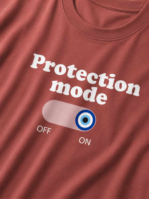 Protection Mode On - Unisex Oversized Classic T-Shirt