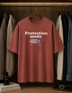 Protection Mode On - Unisex Oversized Classic T-Shirt