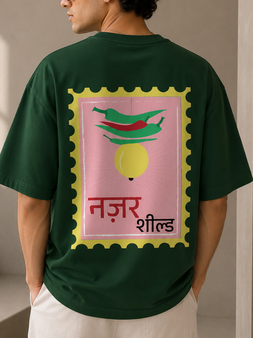 Nazar Shield - Unisex Terry Oversized Tee