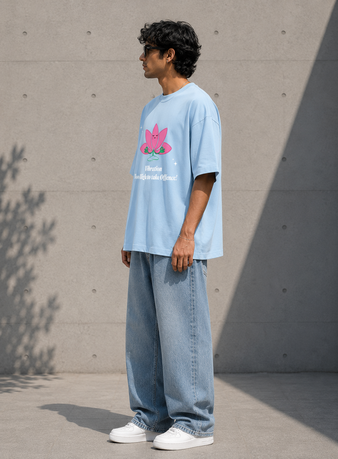 Vibration Too High - Unisex Terry Oversized Tee
