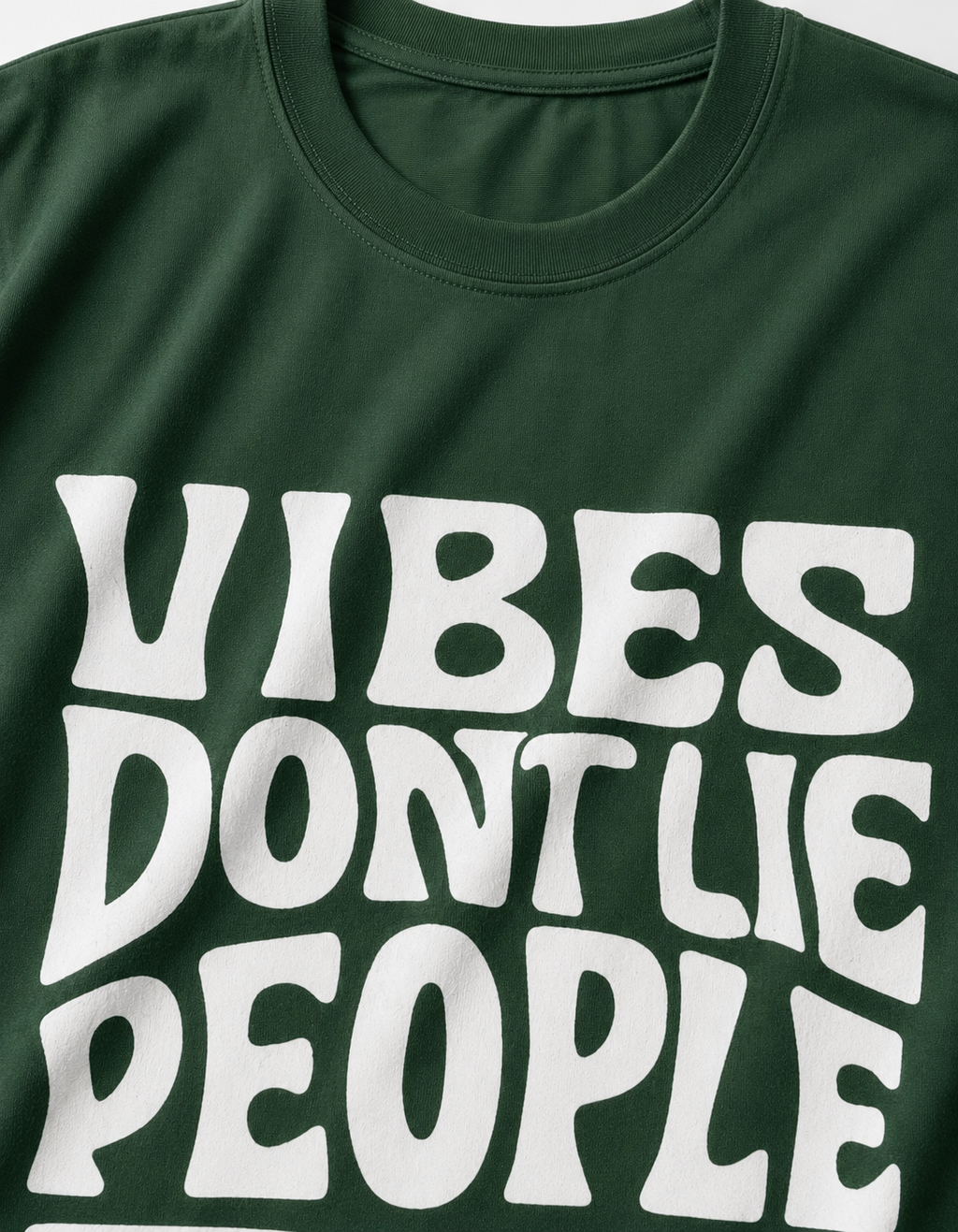 Vibes don't lie / Moon Card - Unisex Terry Oversized Tee