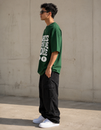 Vibes don't lie / Moon Card - Unisex Terry Oversized Tee