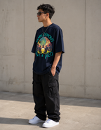 Taming Demons / Strength Card - Unisex Terry Oversized Tee