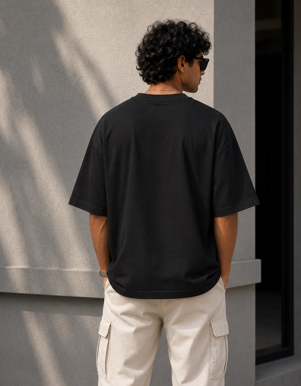 Hotter than Your Ego / Sun Card - Unisex Terry Oversized Tee
