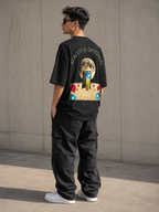Reality is Optional / Moon Card - Unisex Terry Oversized Tee