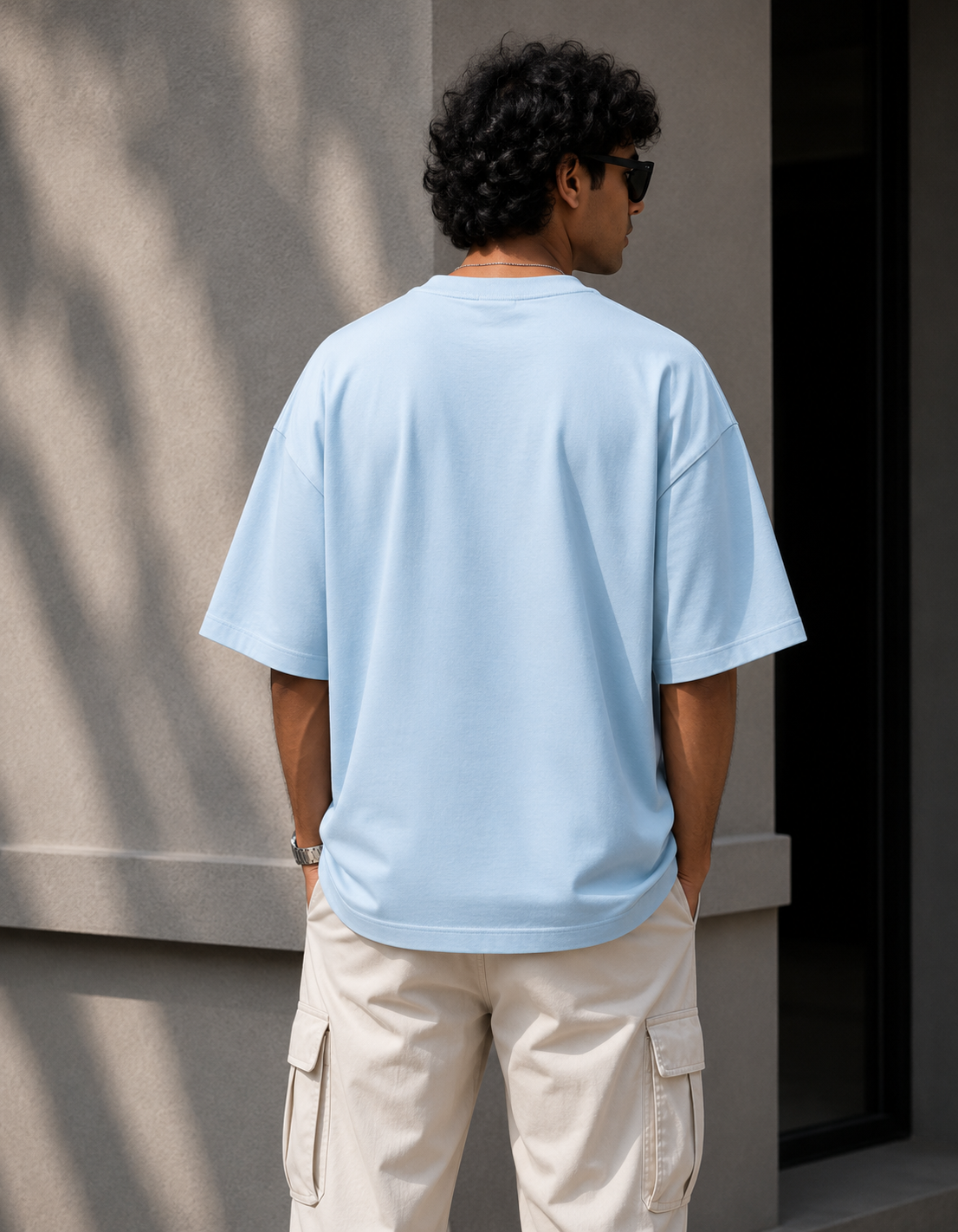 Vibes Don't Lie, People Do / Moon Card - Unisex Terry Oversized Tee