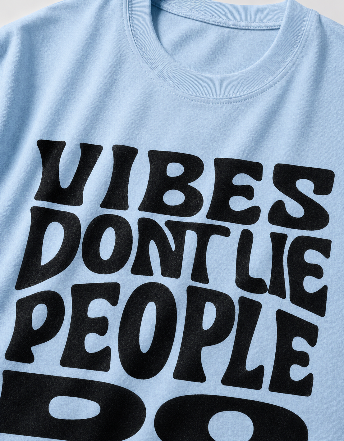 Vibes Don't Lie, People Do / Moon Card - Unisex Terry Oversized Tee