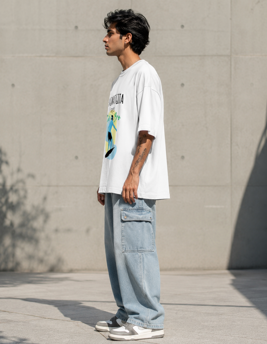 Krishna Says - Unisex Terry Oversized Tee