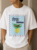 Safe Zone - Unisex Terry Oversized Tee