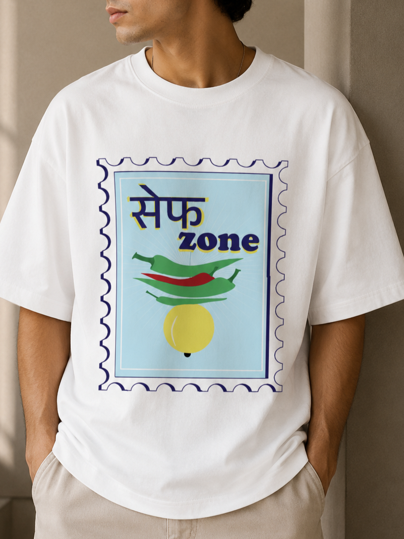 Safe Zone - Unisex Terry Oversized Tee