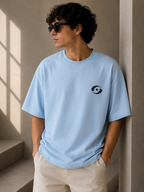 Stillness is the New Flex / The World Card - Unisex Terry Oversized Tee