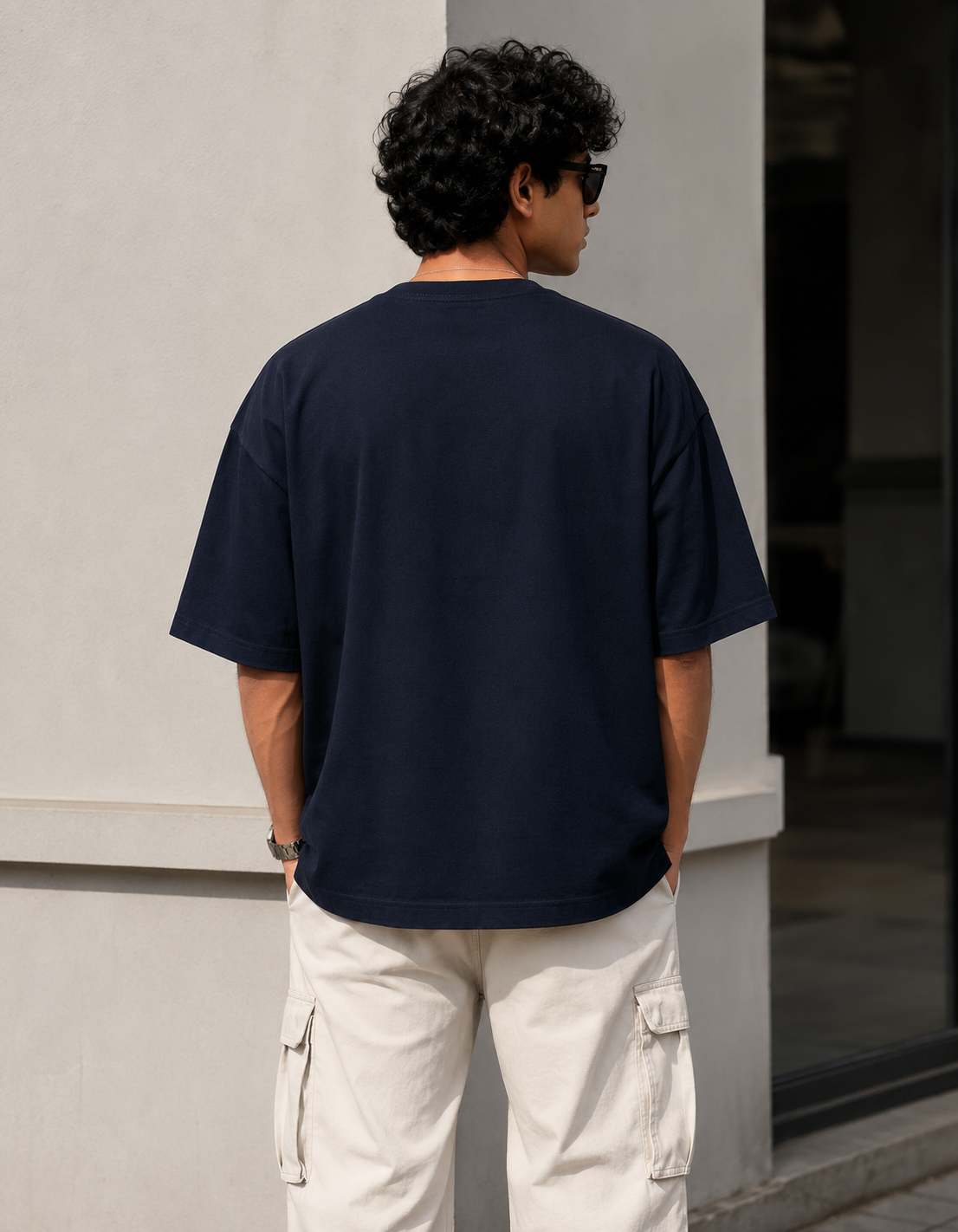 Evolving / The Hermit Card - Unisex Terry Oversized Tee
