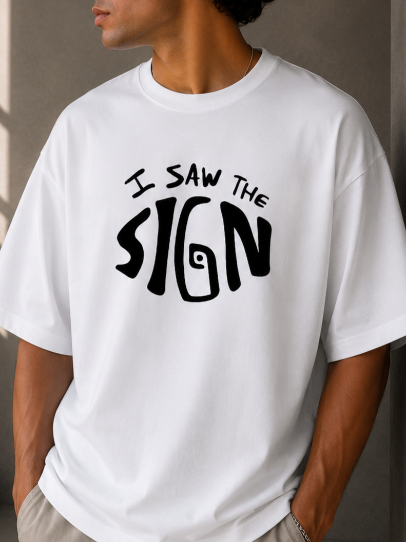 I Saw the Sign / The High Priestess Card - Unisex Stretch T-shirt