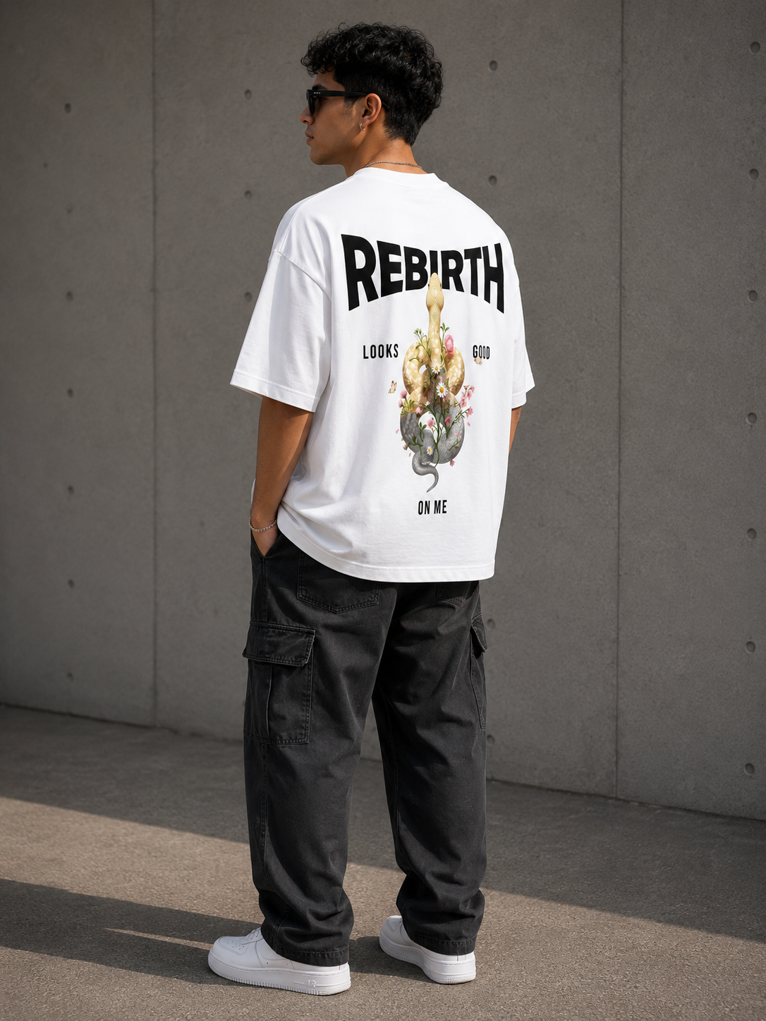 Rebirth - Unisex Terry Oversized Tee
