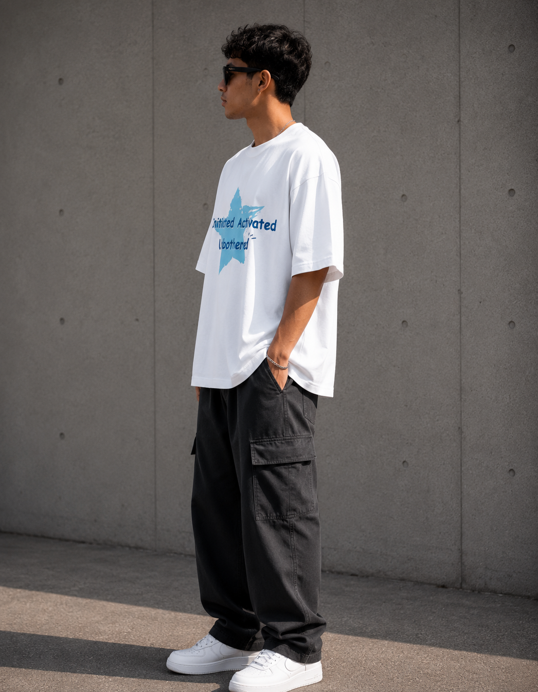 Initiated, Activated, Unbothered / The Emperor Card - Unisex Oversized Classic T-Shirt