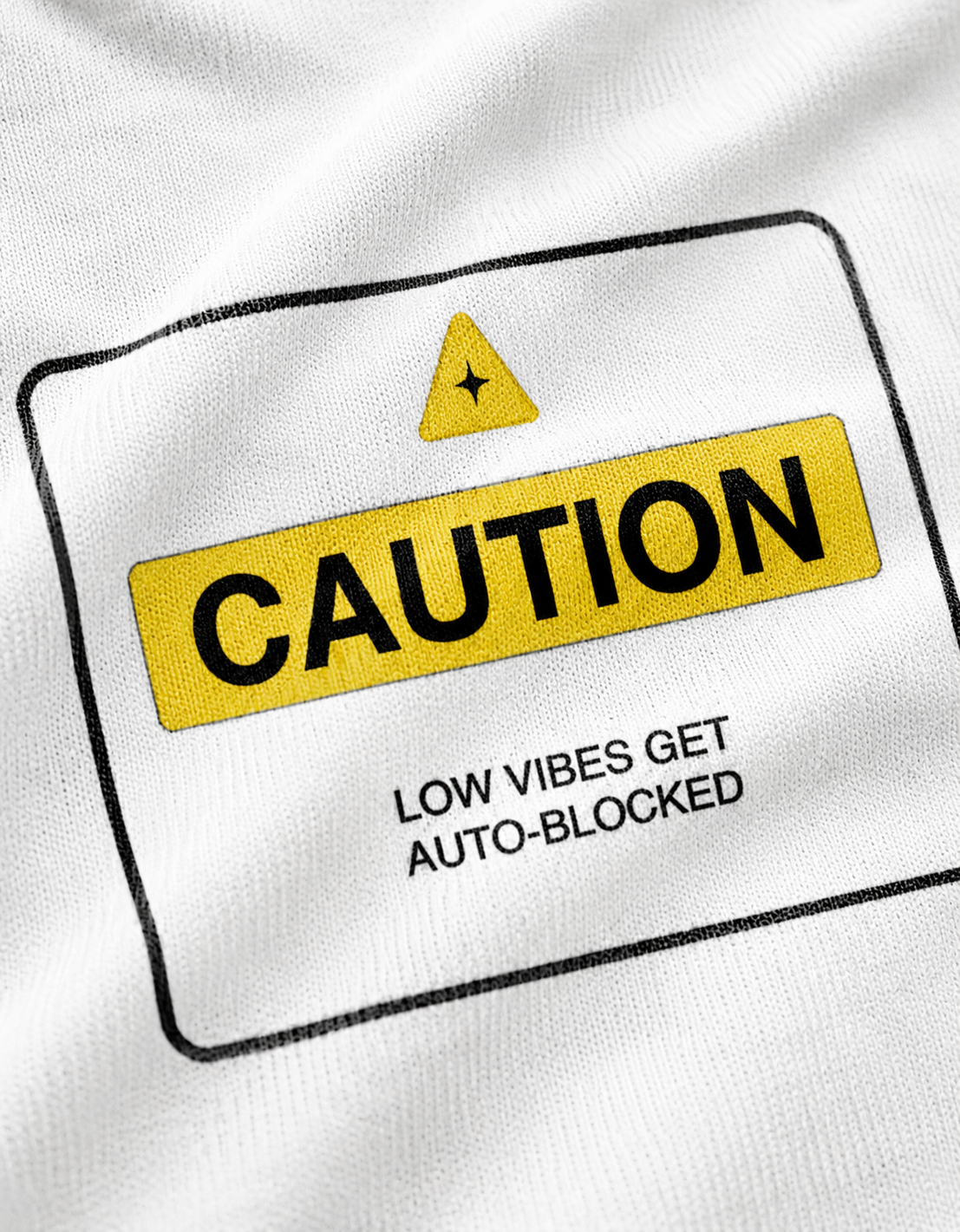 Caution - Unisex Stretch T-shirt