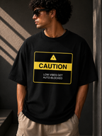 Caution - Unisex Stretch T-shirt