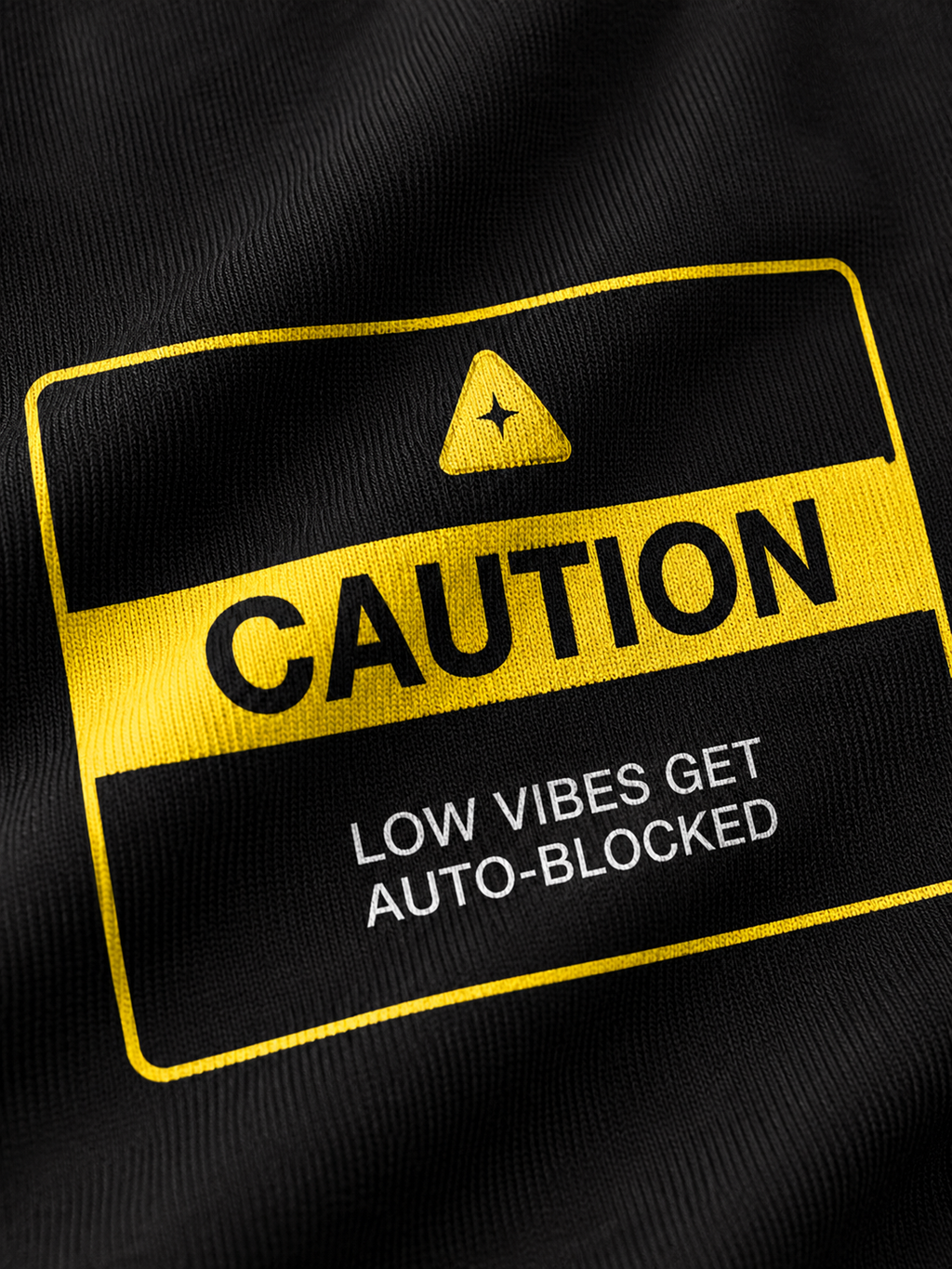 Caution - Unisex Stretch T-shirt