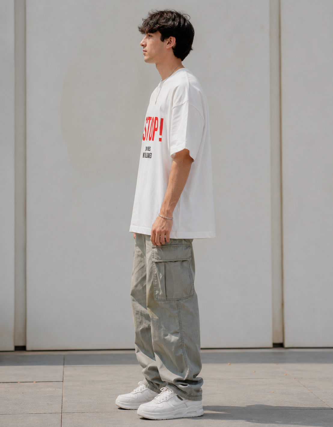Stop, Not Allowed - Unisex Stretch T-shirt