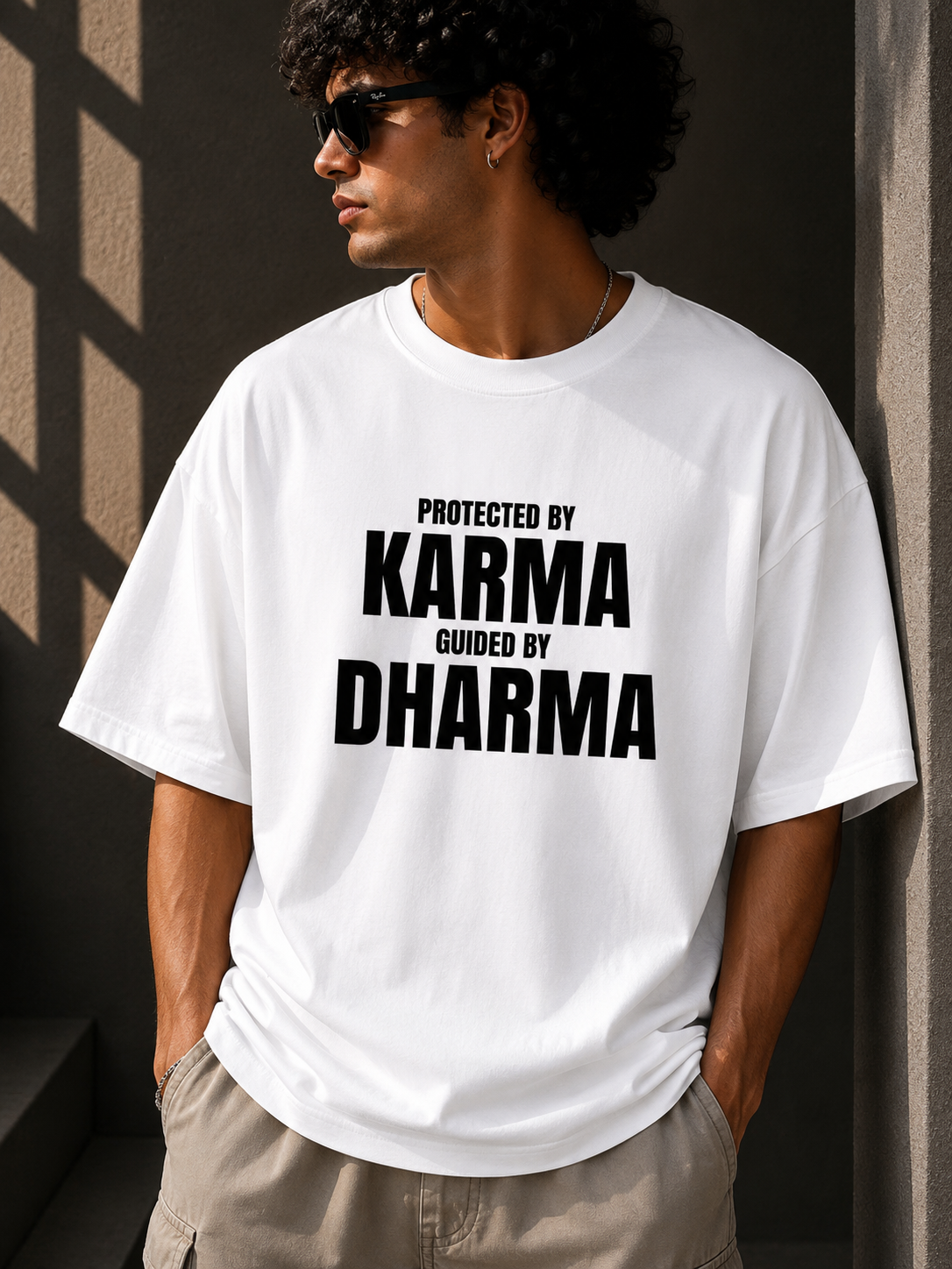 Protected by Karma - Unisex Stretch T-shirt