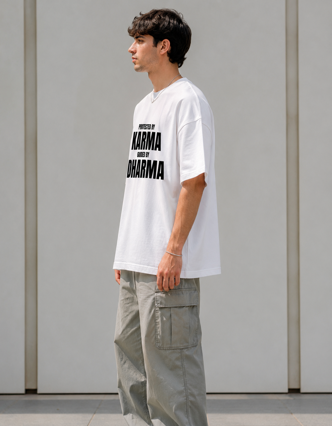 Protected by Karma - Unisex Stretch T-shirt