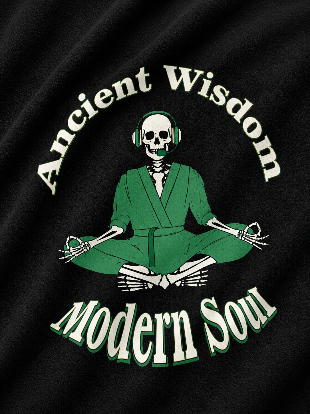Ancient Wisdom Modern Soul - Unisex Terry Oversized Tee