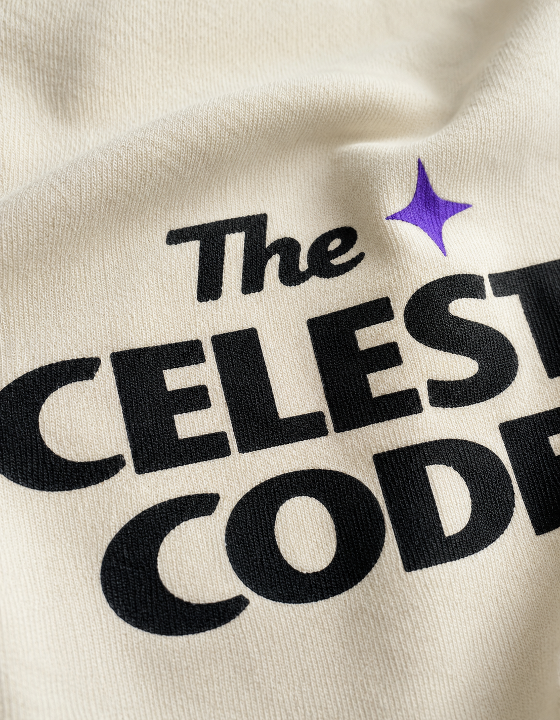 The Celest Code Logo - Unisex Terry Oversized Tee