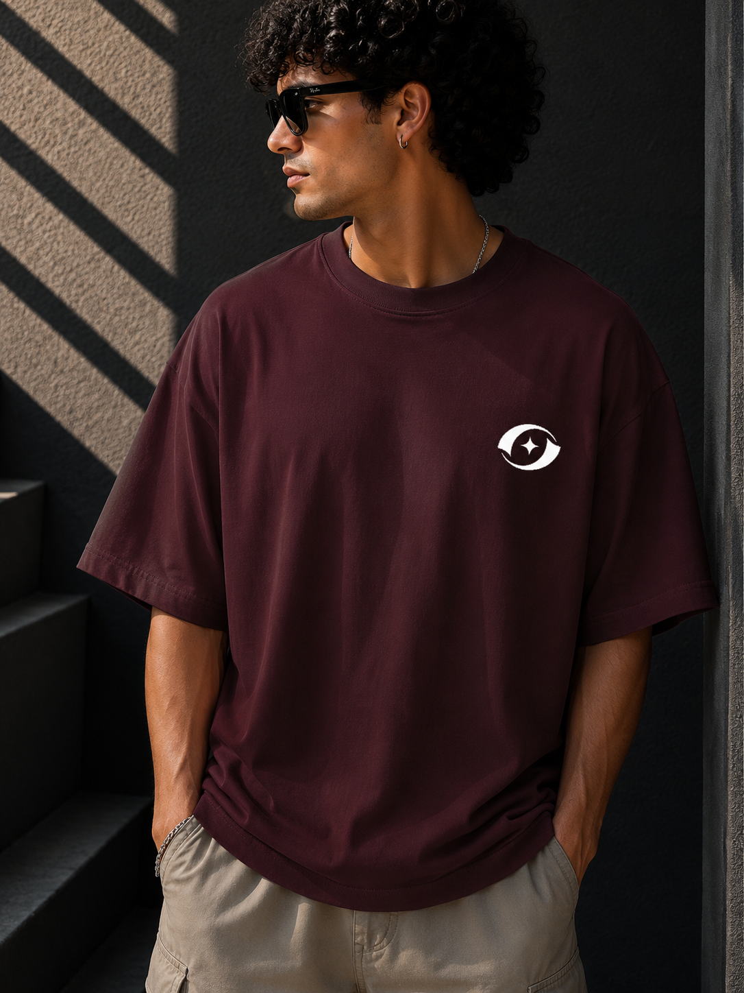 The Celest Code Logo Icon - Unisex Terry Oversized Tee