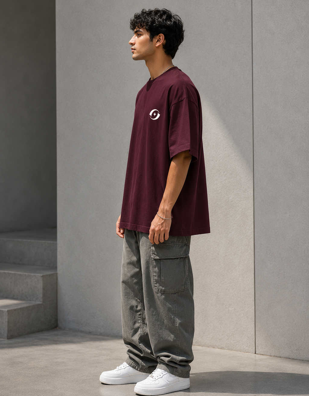 The Celest Code Logo Icon - Unisex Terry Oversized Tee