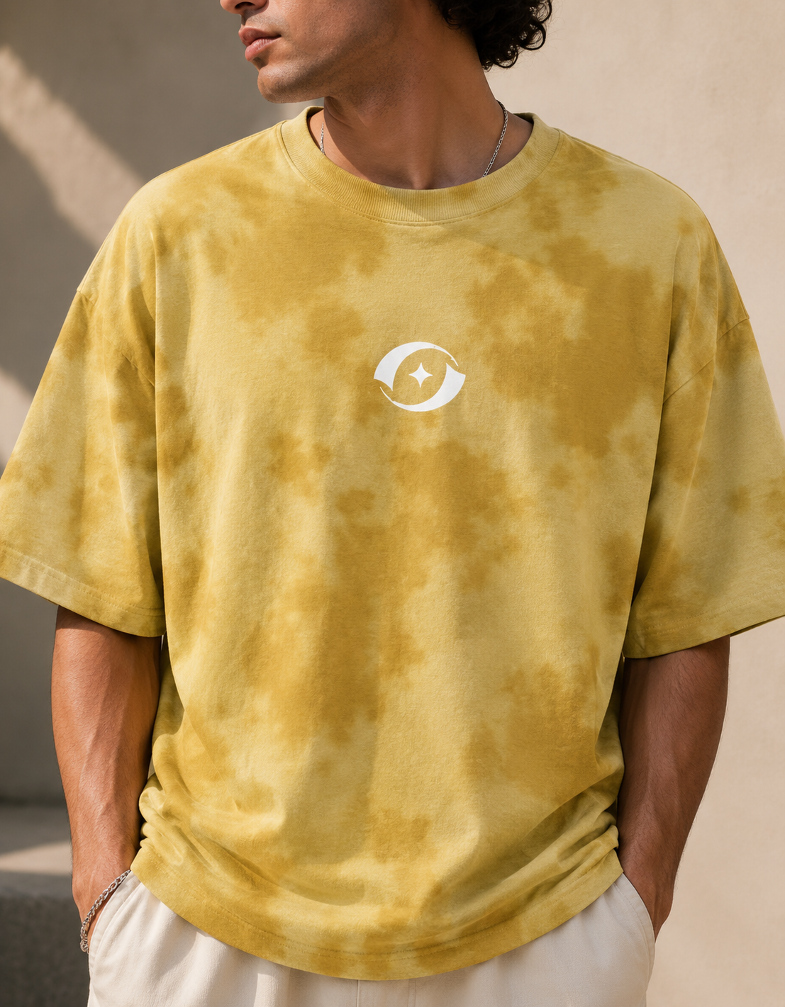 The Celest Code Logo Icon - Unisex Tie Dye Oversized T-Shirt