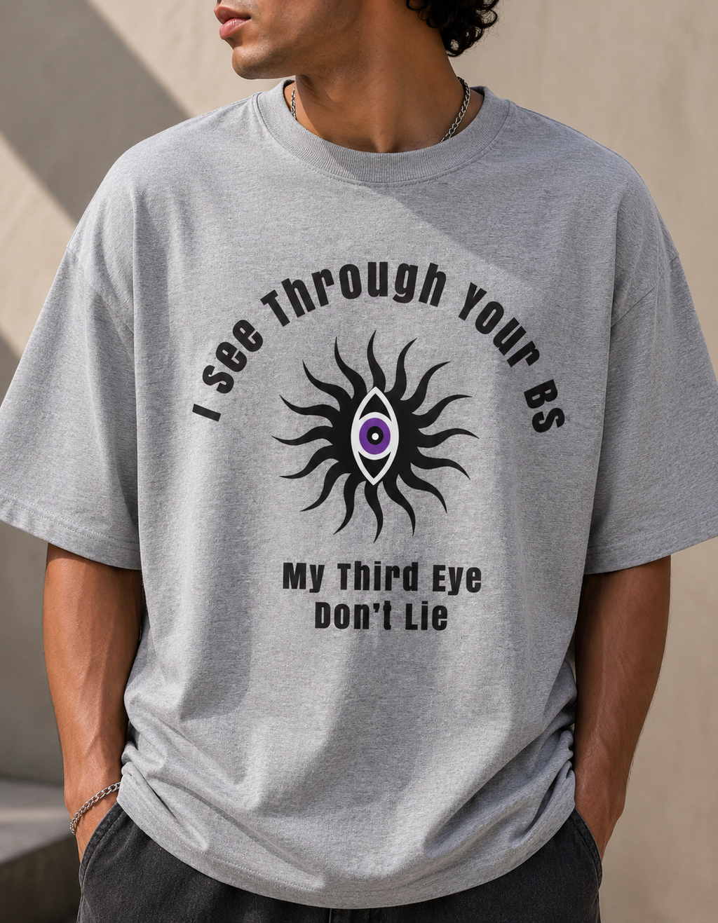 I see through you - Unisex Oversized Classic T-Shirt