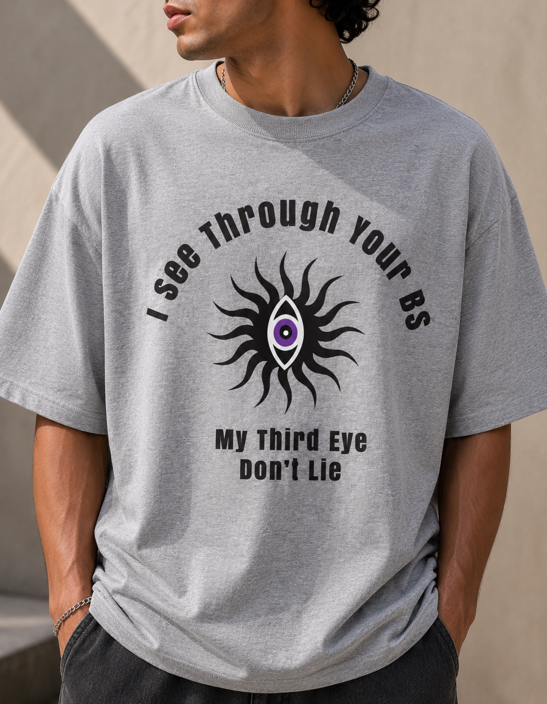 I see through you - Unisex Oversized Classic T-Shirt