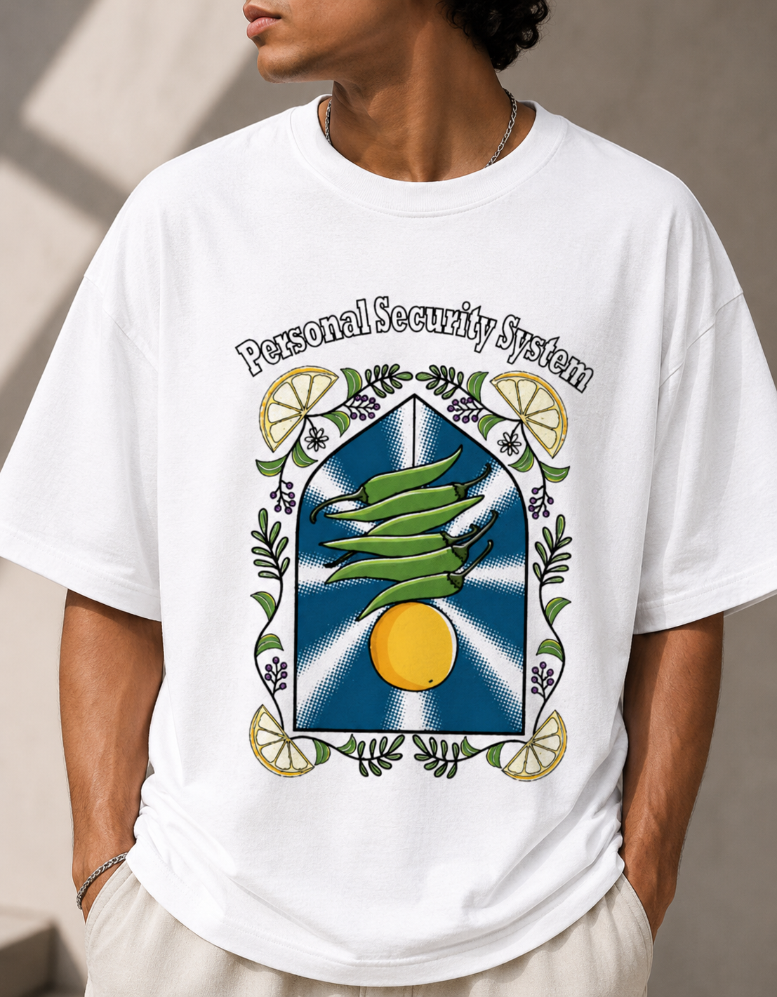 Personal Security System - Unisex Oversized Classic T-Shirt