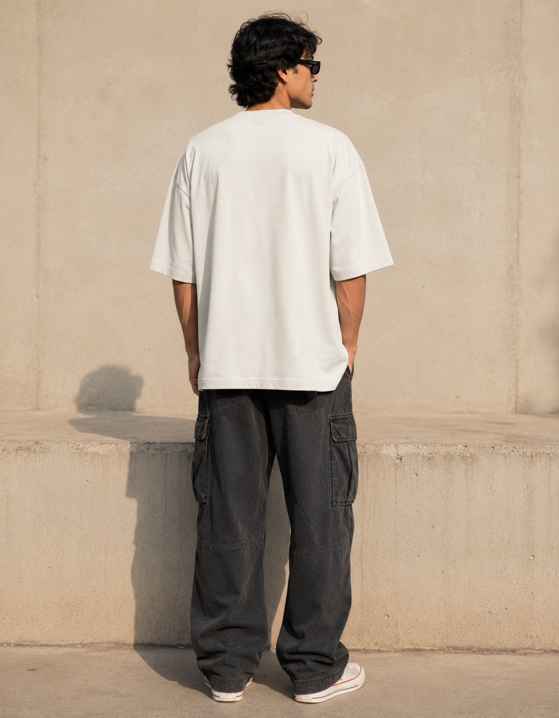 Embroidered - My Aura Rejected - Unisex Oversized Classic T-Shirt