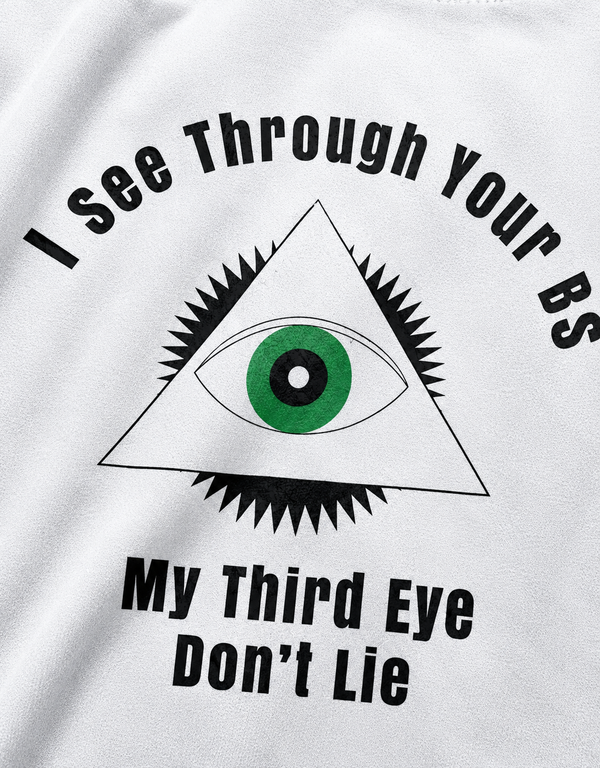 I See Through... - Unisex Terry Oversized Tee