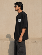 Embroidered - My Aura Rejected You -  Unisex Terry Oversized Tee