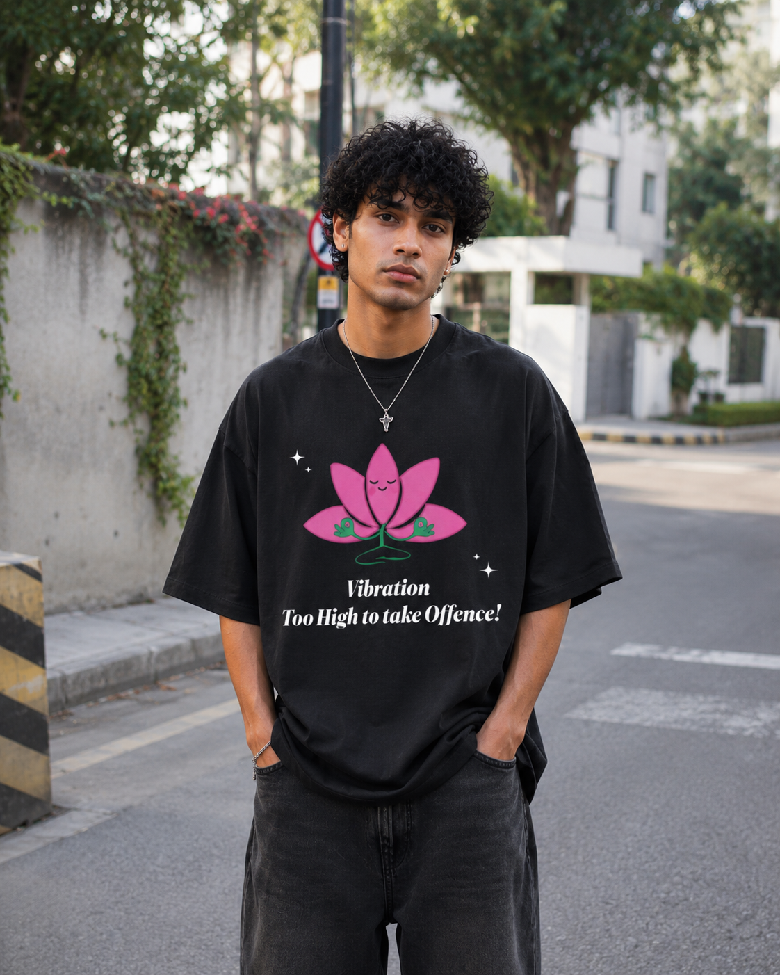 Vibration Too High - Unisex Terry Oversized Tee