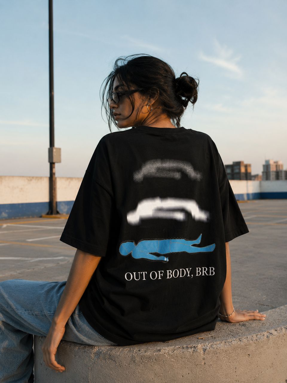 Out of Body - Unisex Terry Oversized Tee
