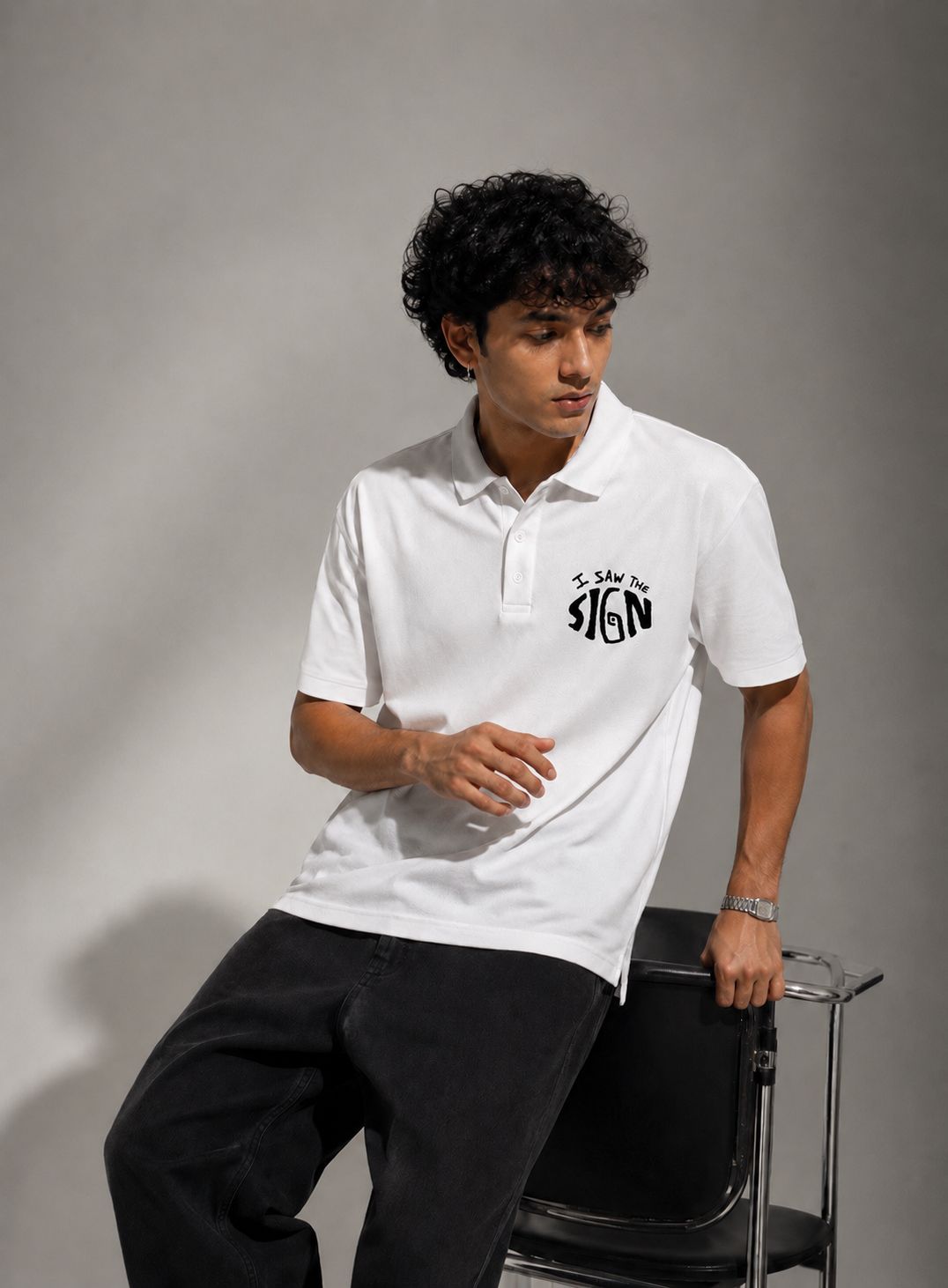 I Saw the Sign / The High Priestess Card - Men's Polo