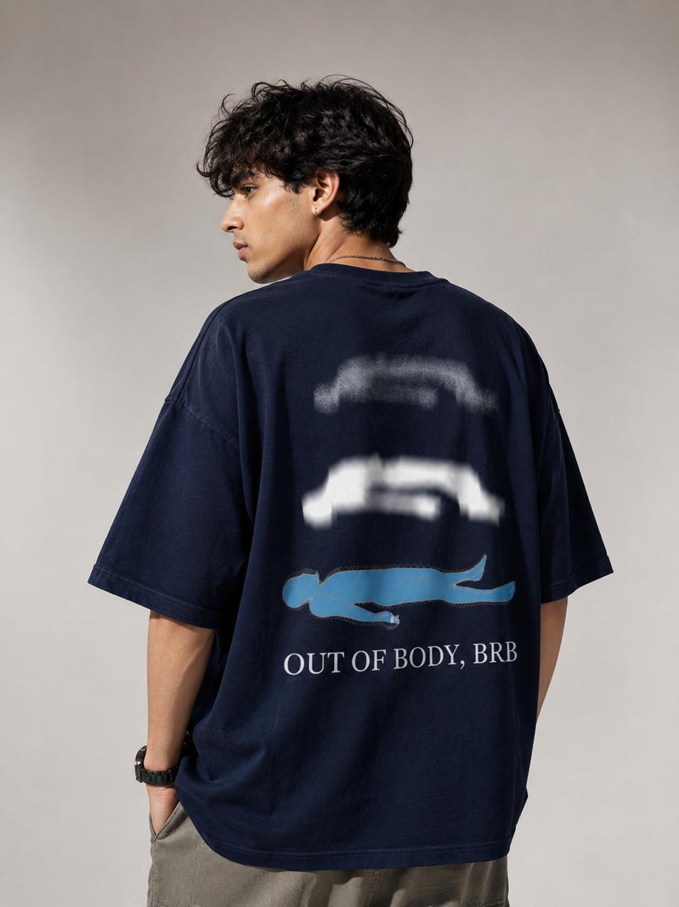 Out of Body - Unisex Terry Oversized Tee